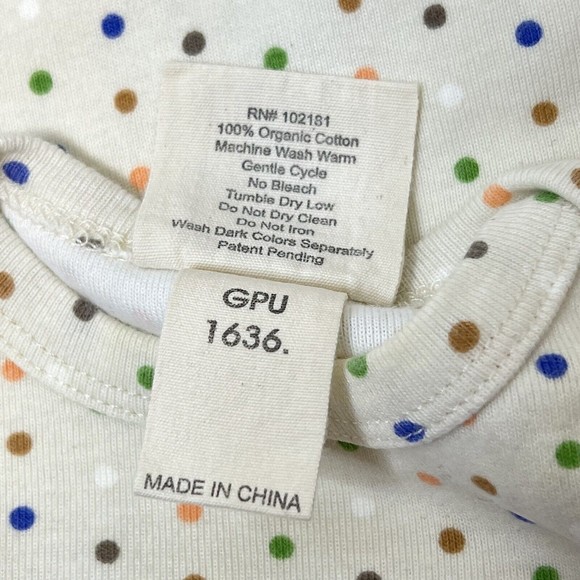 Halo & Cre8ions Tee One Piece 0-6M Snap Closure Long Dinosaur Polka Dot Lot Of 2 - Picture 5 of 9